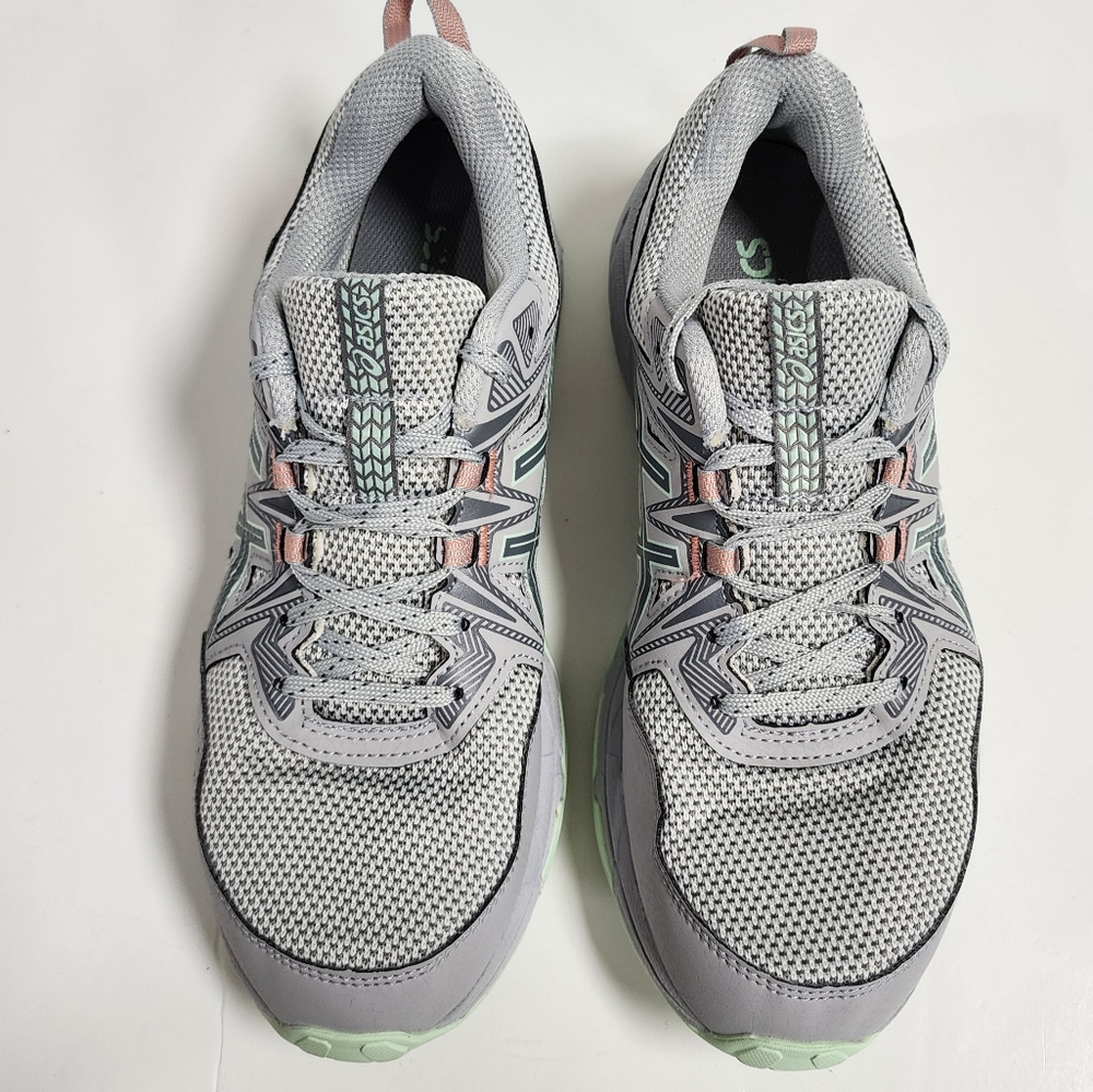 ASICS gel-venture 8 walking shoes Womens size 9 in silver and gray - Picture 5 of 16